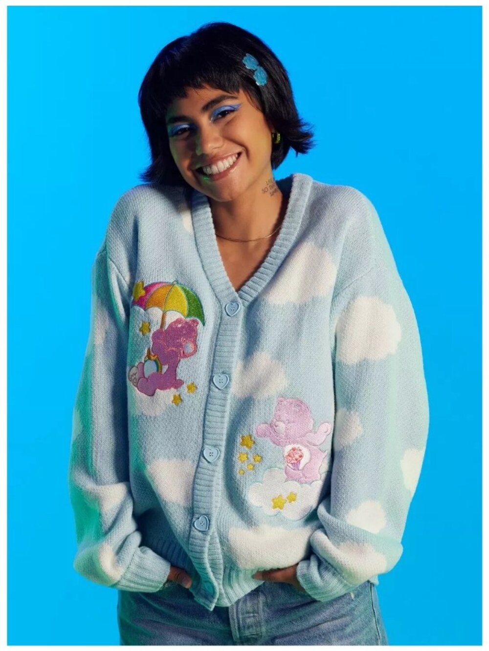 Hot Topic x Care Bears Cloud Cardigan XS